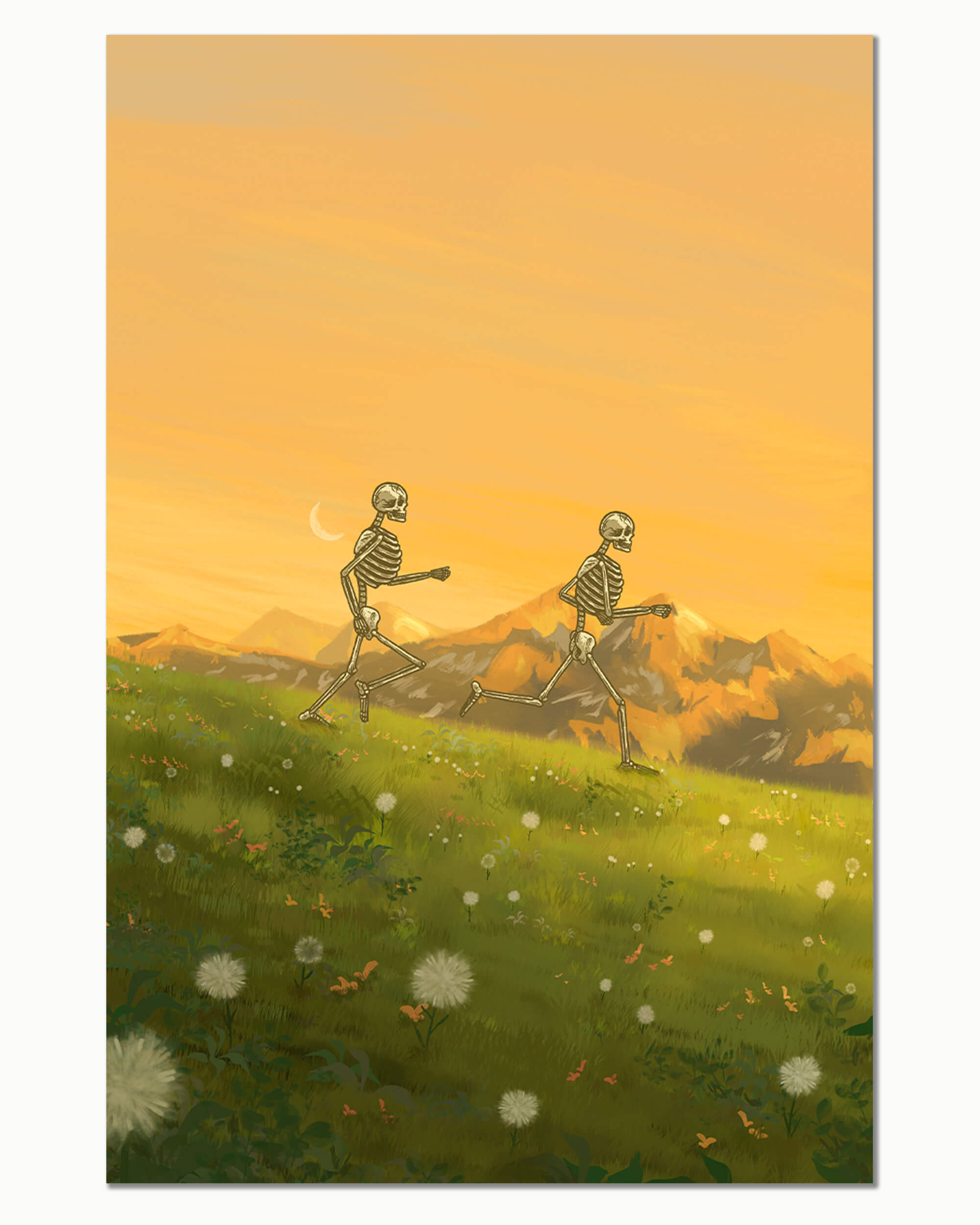 Running Free Art Print