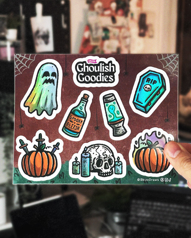 Ghoulish Goodies Sticker Sheet