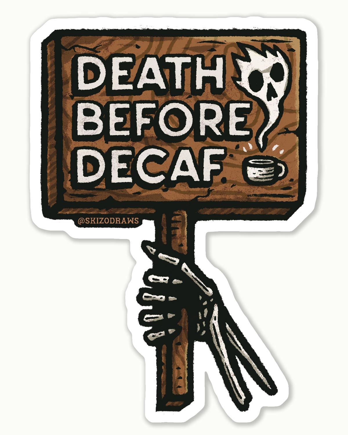 NO DECAF | Vinyl Sticker