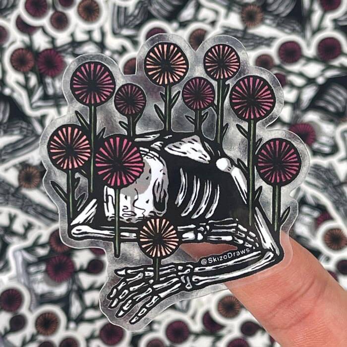 Blooming | Transparent Sticker