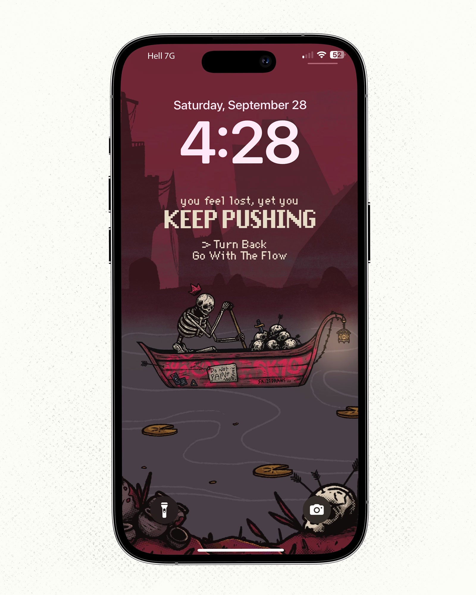 Keep Pushing Wallpaper | Mobile & Desktop