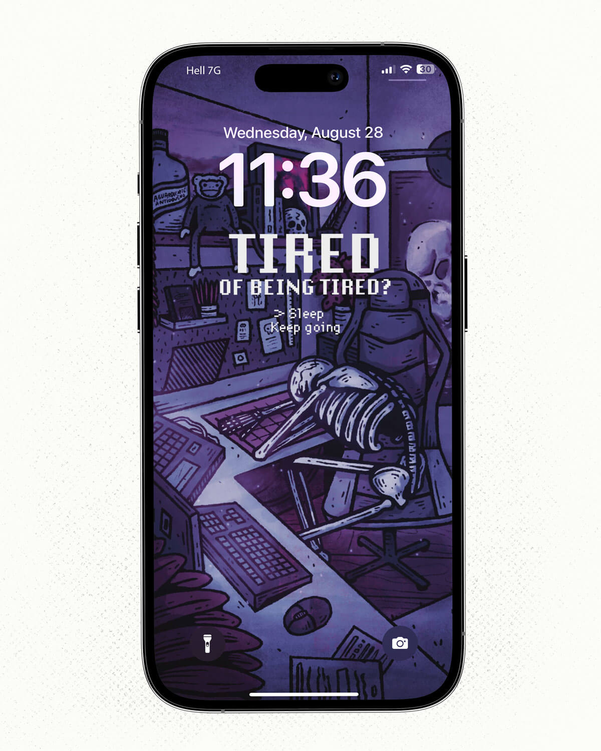 Tired Wallpaper | Mobile