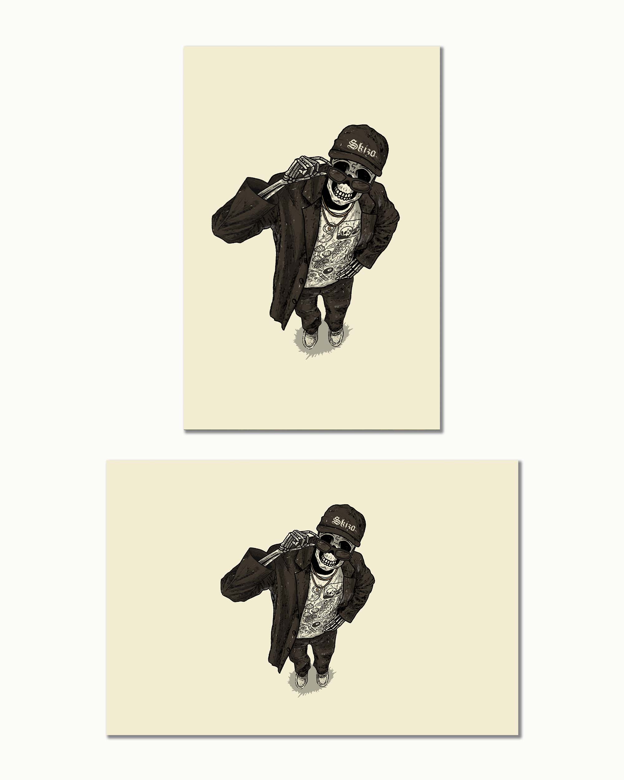Skizo Art Print