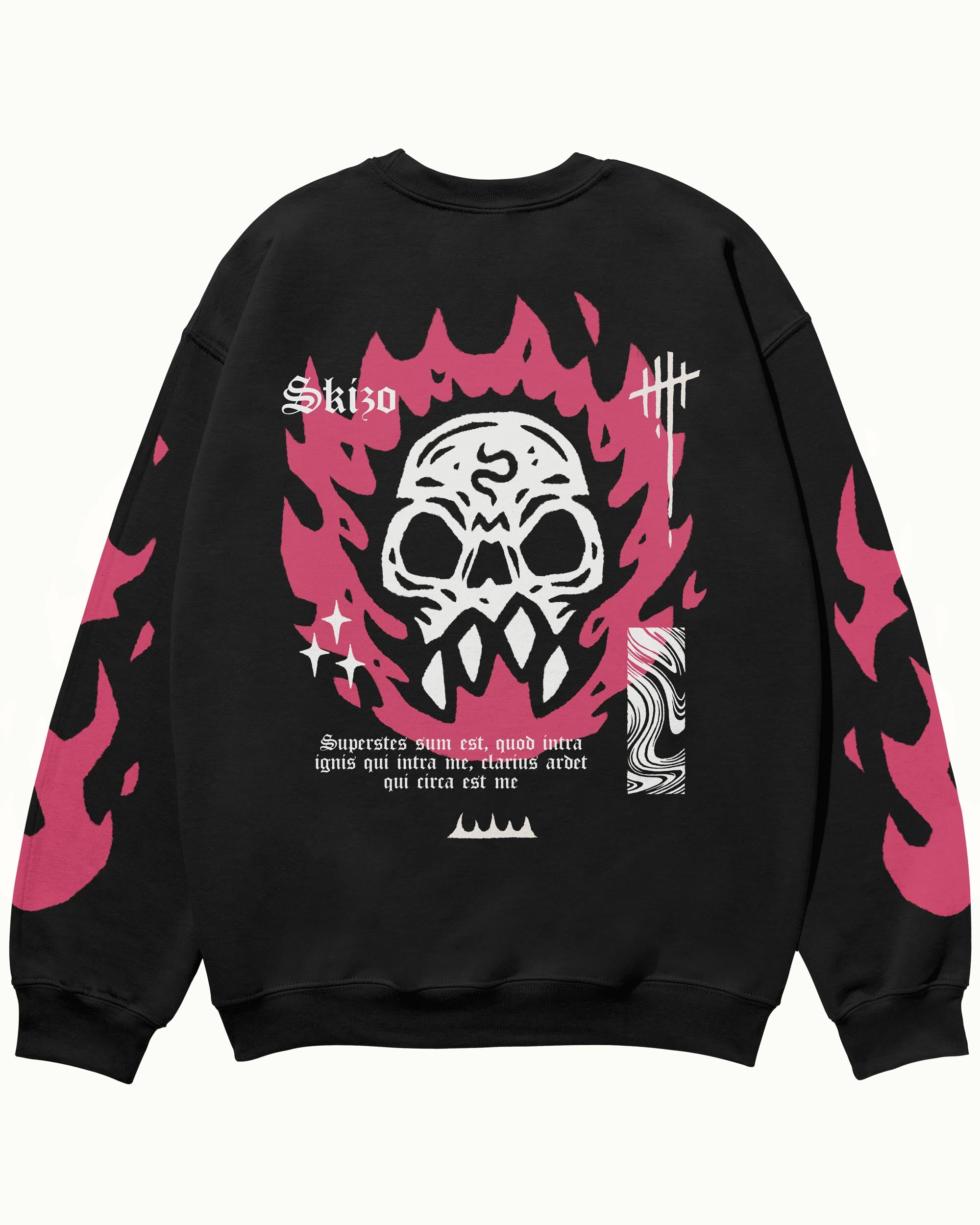 Flaming Crewneck