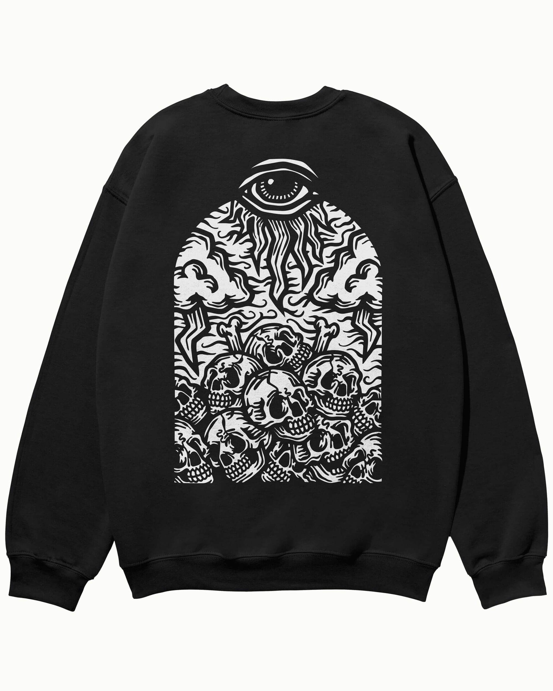 Gates of Hell Crewneck | Heavyweight Graphic Sweatshirt - S