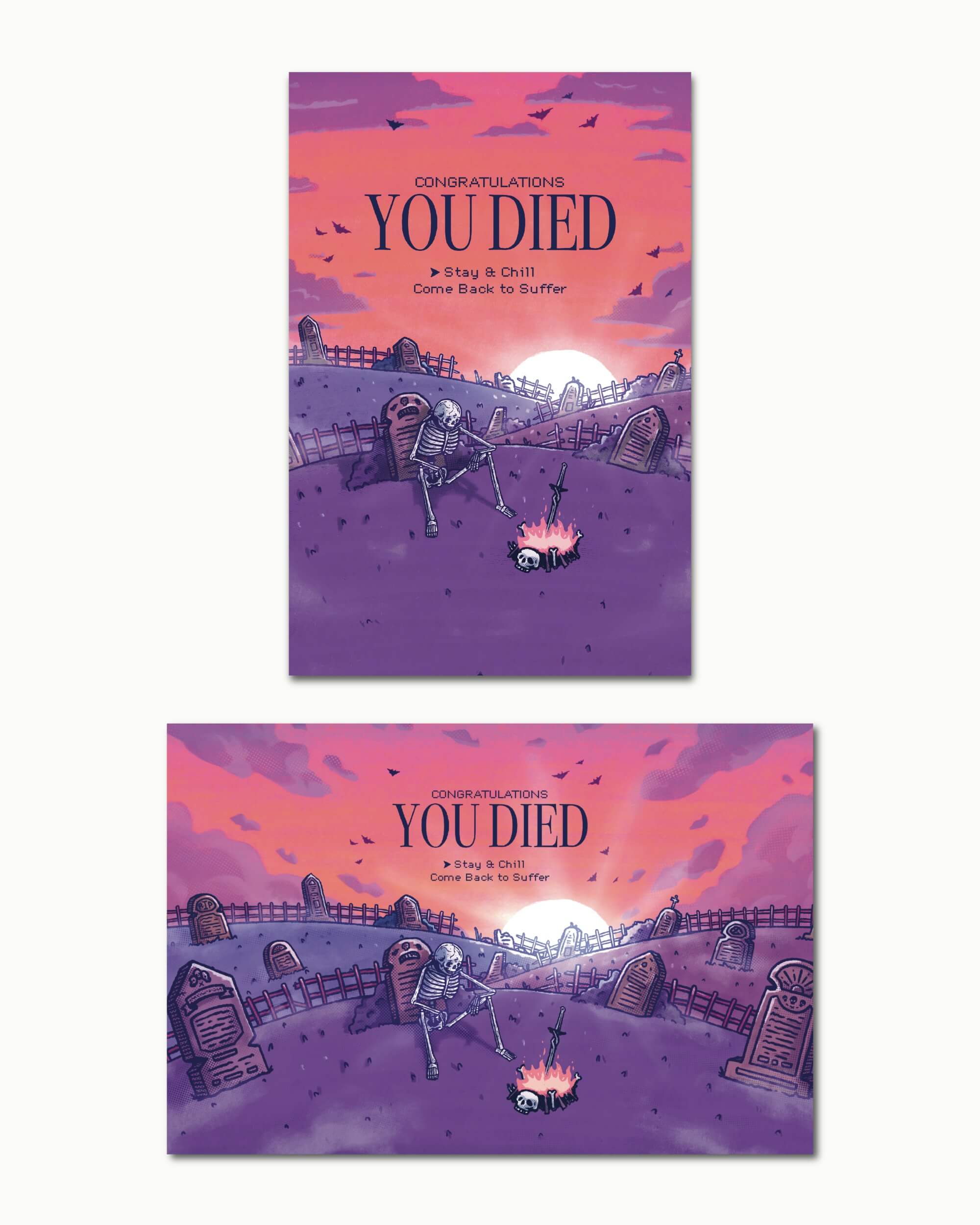You Died Art Print
