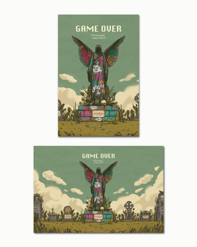 Game Over Art Print