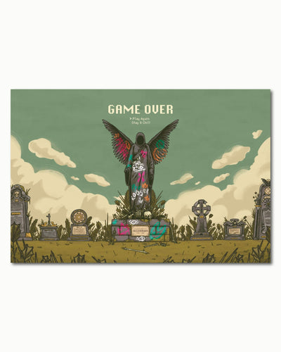 Game Over Art Print