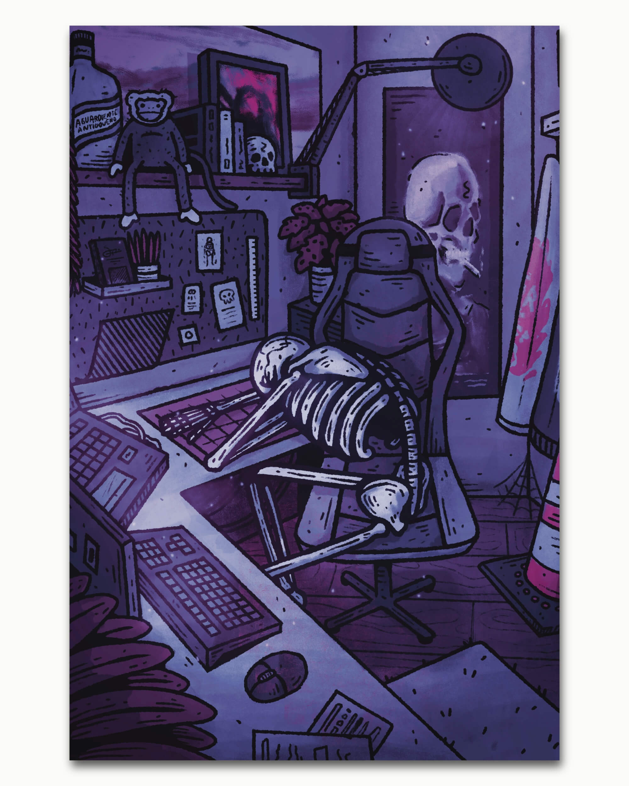 Tired Art Print