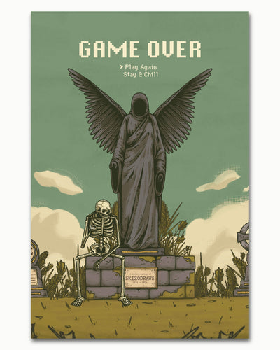 Game Over Art Print