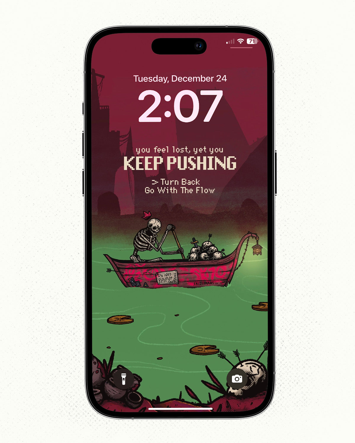 Keep Pushing Wallpaper | Mobile & Desktop