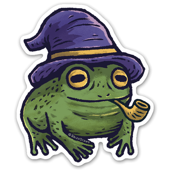 Magic Frog | Vinyl Sticker