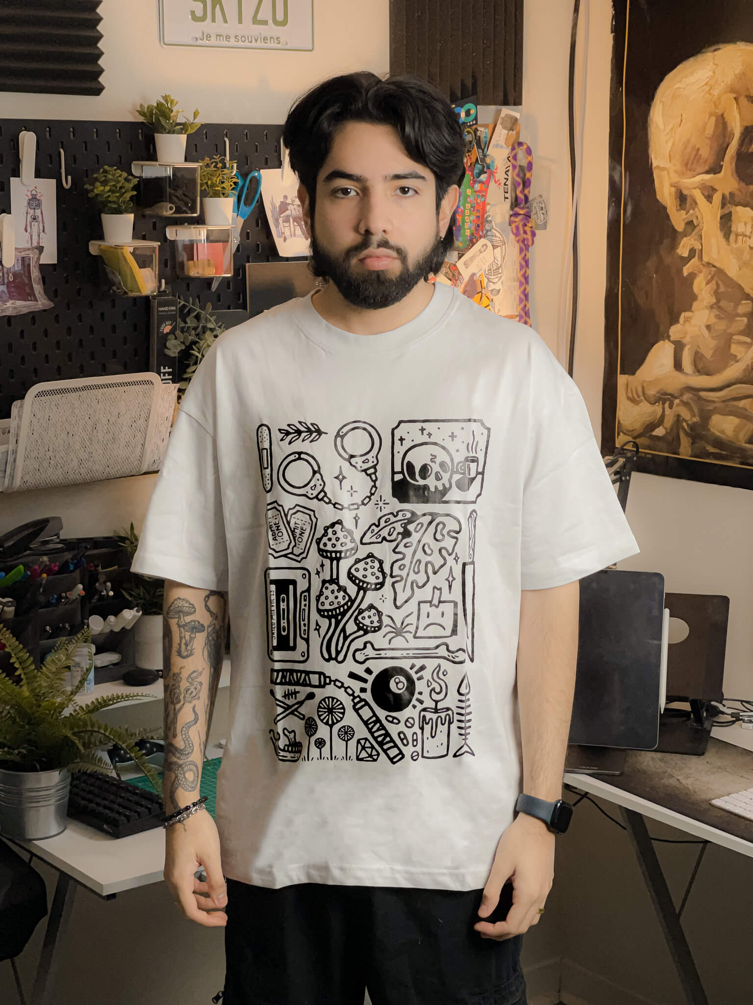 Skizo Mix Tee | Heavyweight Graphic T-shirt