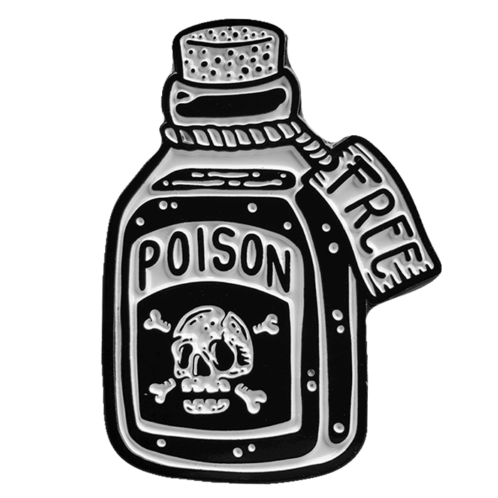 Free Poison Enamel Pin