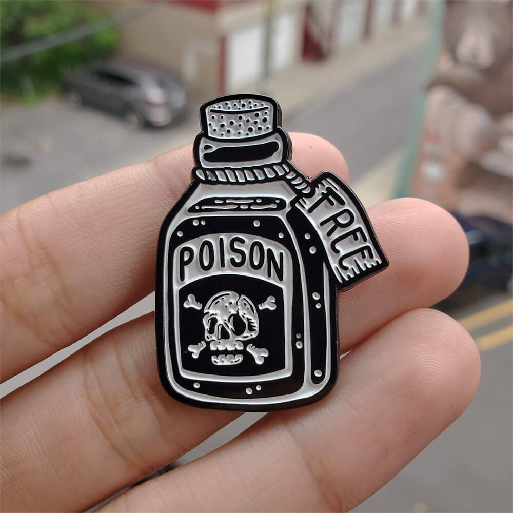 Free Poison Enamel Pin