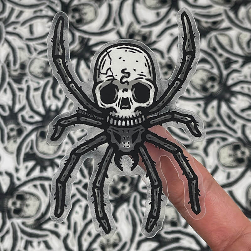 Killer Spider | Transparent Sticker
