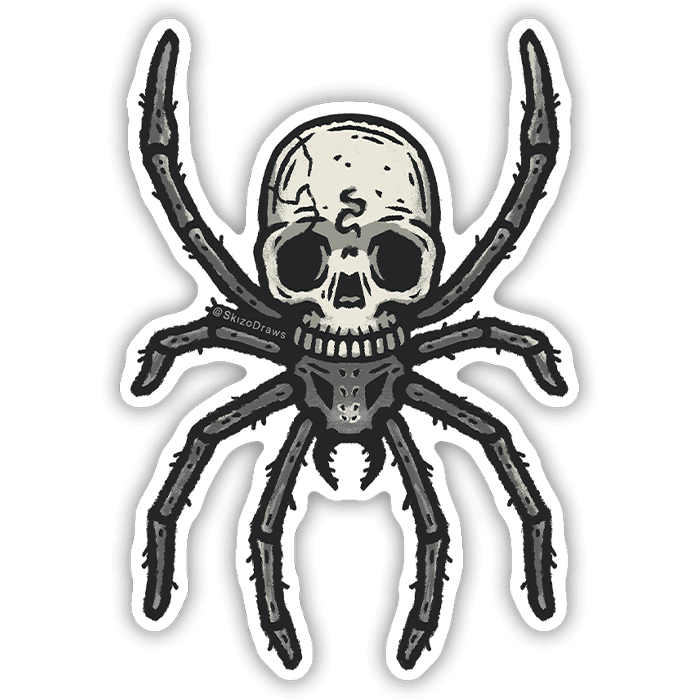 Killer Spider | Transparent Sticker