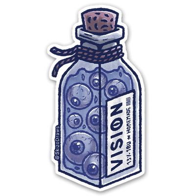 Vision Potion | Frosted Sticker