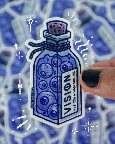 Vision Potion | Frosted Sticker